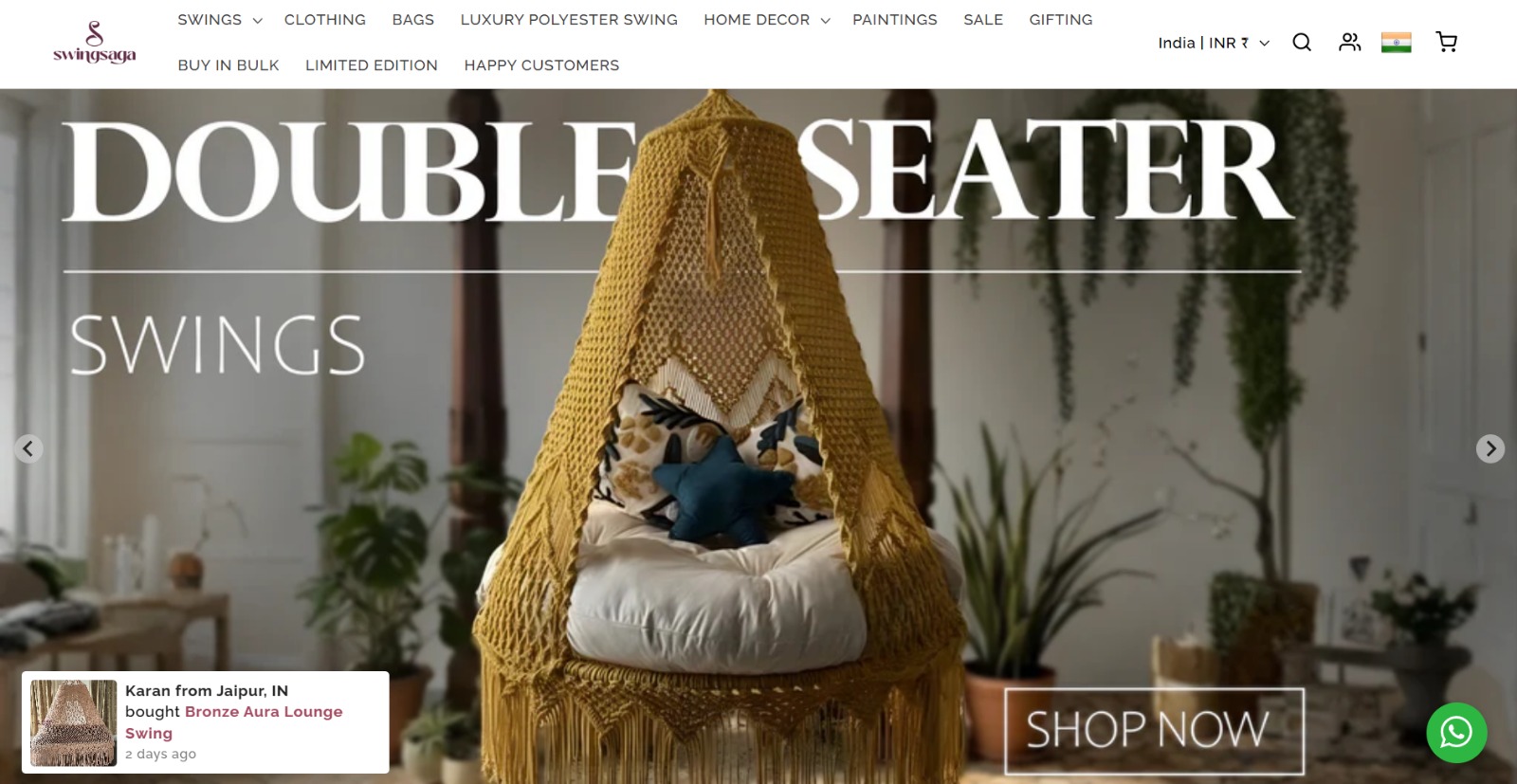 Swing Saga search and AI visibility case study